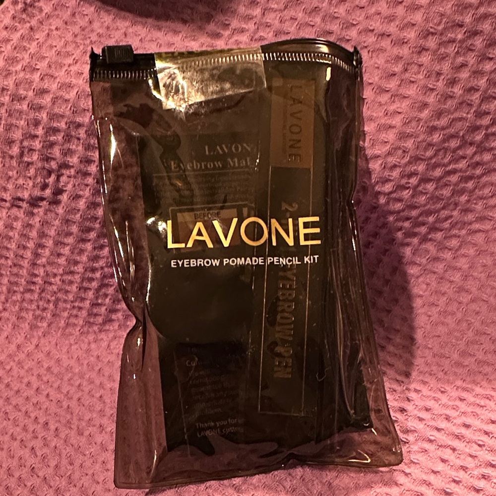 Lavone Eyebrow Makeup Kit with Eyeliner dark brown